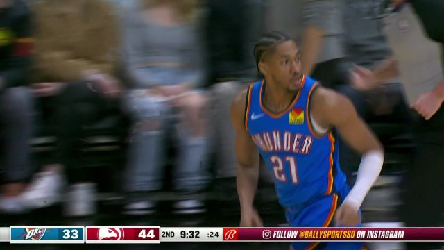 【2024年01月04日 雷霆vs老鹰集锦】你有来言我有去语 两队互相飚分携手下起三分雨