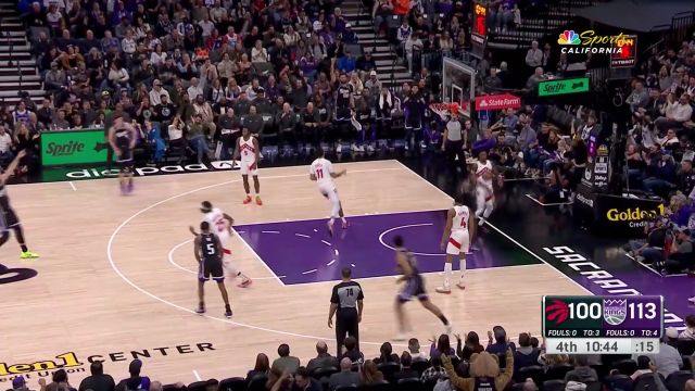 【2024年01月06日 猛龙vs国王集锦】与地心引力作对 蒙克平地起惊雷接妙传双手爆扣