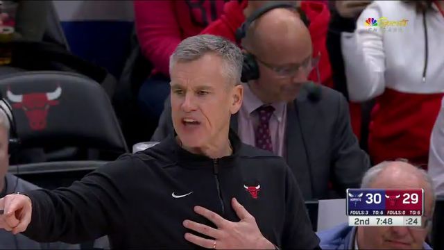 【2024年01月06日】NBA常规赛：黄蜂vs公牛第2节中文解说录像回放