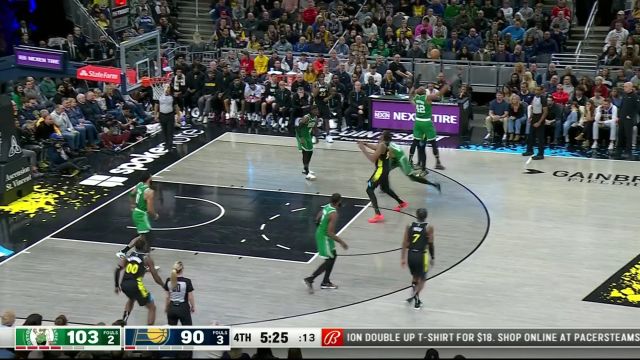 【2024年01月07日 凯尔特人vs步行者集锦】多年队友间的默契！霍福德抢断快攻妙传布朗一飞冲天空接炸筐