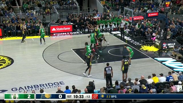 【2024年01月07日 凯尔特人vs步行者集锦】快攻势如破竹！波尔津吉斯成功抢断快攻接怀特妙传一飞冲天双手暴扣