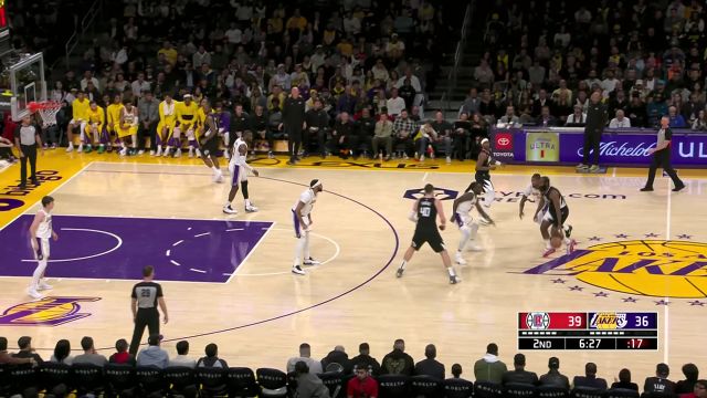 【2024年01月08日 快船vs湖人集锦】快船103-106湖人