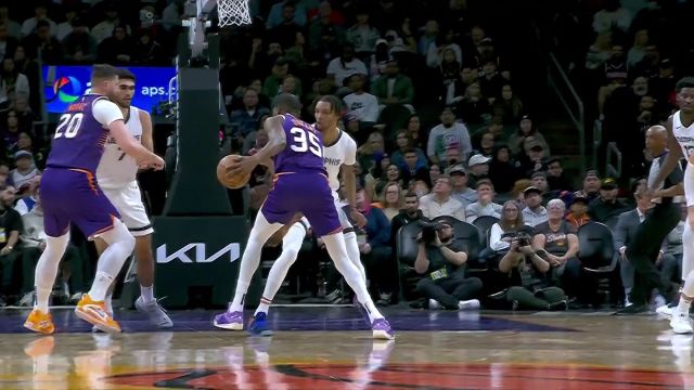 【2024年01月08日 灰熊vs太阳集锦】职业生涯就是靠这吃饭的！杜兰特急停跳投2+1手拿把攥