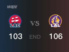 快船vs湖人战报：詹姆斯25分乔治22分 湖人击败快船