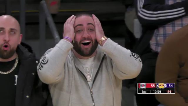 【2024年01月08日】快船vs湖人第3节英文原声录像回放