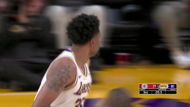 【2024年01月08日 快船vs湖人集锦】没关系一起来！ 伍德一柱擎天高高跃起逆天补扣