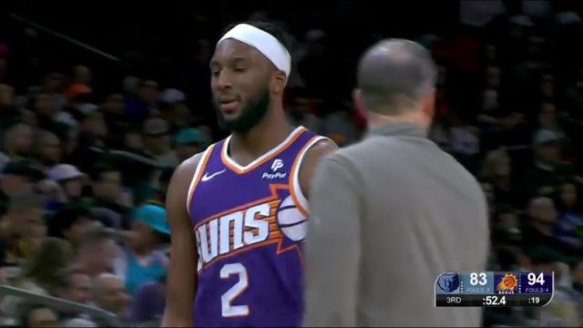 【2024年01月08日】灰熊vs太阳第3节英文原声录像回放