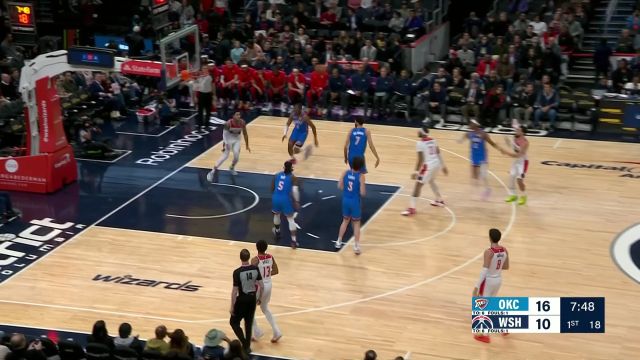 【2024年01月09日 雷霆vs奇才集锦】篮下一马平川 霍姆格伦长驱直入飞天暴扣信手拈来