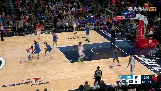 【2024年01月09日 雷霆vs奇才集锦】普尔展现个人能力 失去平衡传球+精准三分一箭穿心