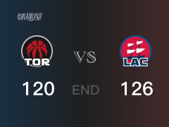 猛龙vs快船比分：乔治29分奎克利25分 猛龙120-126败给快船