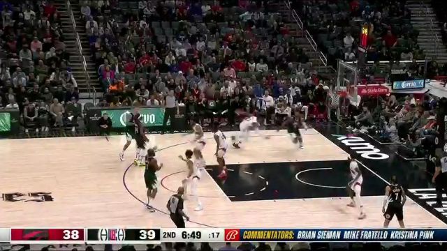 【2024年01月11日 猛龙vs快船集锦】扶摇直上九万里！哈登连线乔治空接暴扣石破天惊