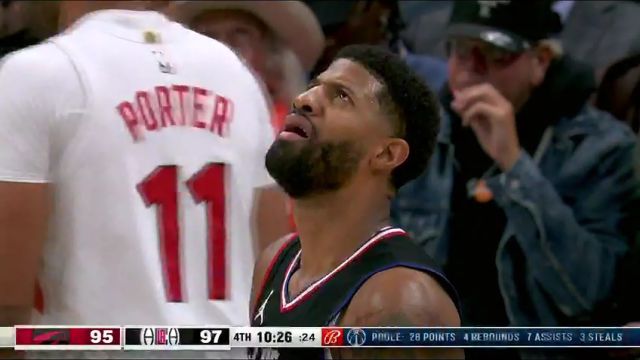 【2024年01月11日 猛龙vs快船集锦】波特展现四分卫式长传 精妙制导助攻巴恩斯强吃打成2+1