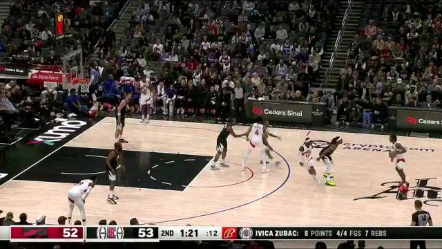 【2024年01月11日】NBA常规赛：猛龙vs快船第2节中文解说录像回放