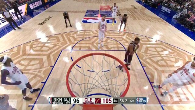 【2024年01月12日】NBA常规赛：篮网vs骑士第4节中文解说录像回放