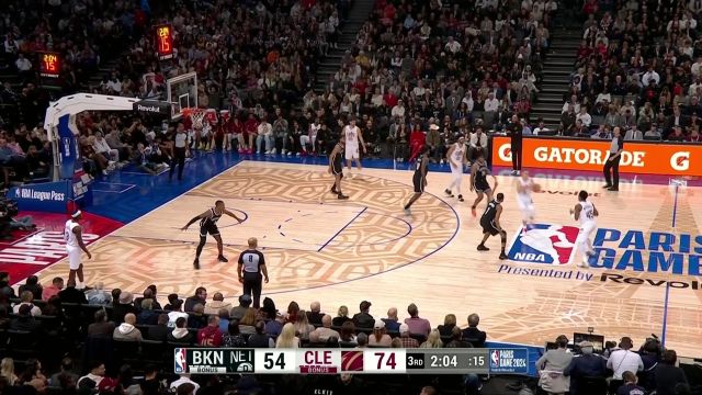 【2024年01月12日 篮网vs骑士集锦】大步流星冲入禁区 沃克撕裂防线突破劈扣开山伐木