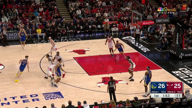 【2024年01月13日 勇士vs公牛集锦】德拉蒙德攻防一体送盖帽+吃饼上篮 库明加三分穿针回应