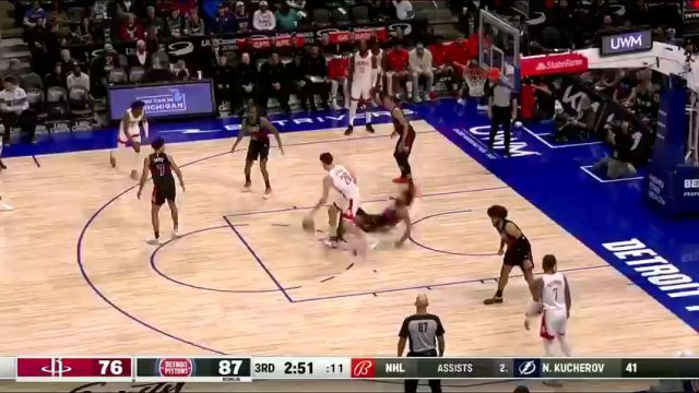 【2024年01月13日】火箭vs活塞第3节中文解说录像回放