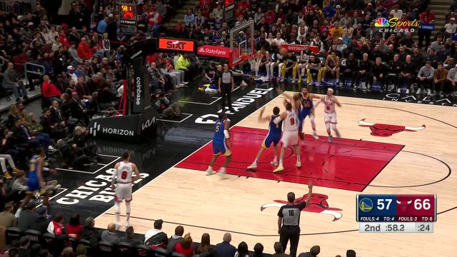 【2024年01月13日 勇士vs公牛集锦】用勇士的方式打懵勇士 公牛无解团队配合拉文三分完美终结