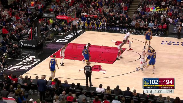 【2024年01月13日 勇士vs公牛集锦】德罗赞凭一己之力零敲碎打 汤普森三分飙中福光普照