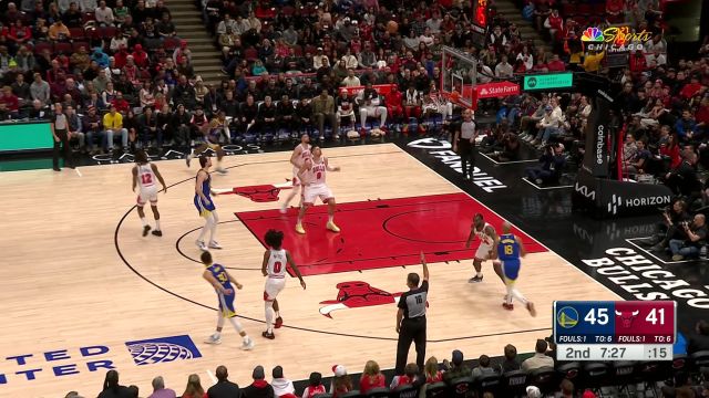 【2024年01月13日 勇士vs公牛集锦】能否成为自我救赎的转折点？库里三分出手穿网而过