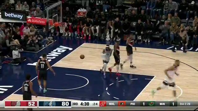 【2024年01月13日】开拓者vs森林狼第3节中文解说录像回放