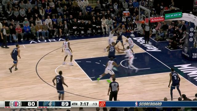 【2024年01月15日 快船vs森林狼集锦】深得醉拳精髓！李凯尔跌跌撞撞乱中有序抛射打成2+1