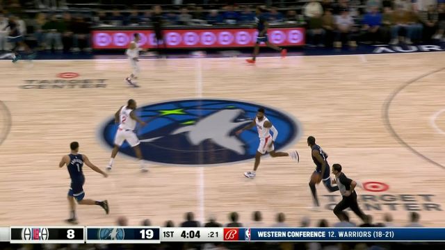 【2024年01月15日 快船vs森林狼集锦】快船首节摆上五小收效甚微 森林狼里突外投蛇打七寸