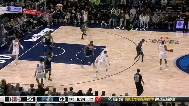 【2024年01月15日】快船vs森林狼第3节中文解说录像回放