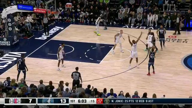 【2024年01月15日】快船vs森林狼第1节英文原声录像回放