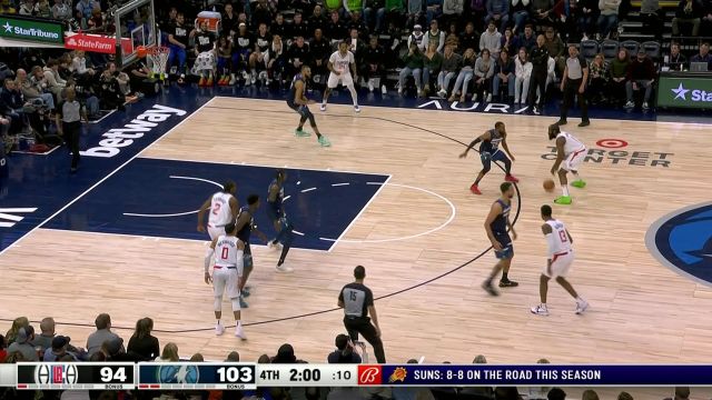 【2024年01月15日 快船vs森林狼集锦】悬念回来了！快船最后三分钟打出8-0小高潮