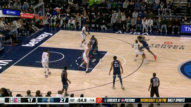 【2024年01月15日 快船vs森林狼集锦】穿个11号你欧文吧你！皓篮球：詹姆斯能点名说厉害的球星能差么