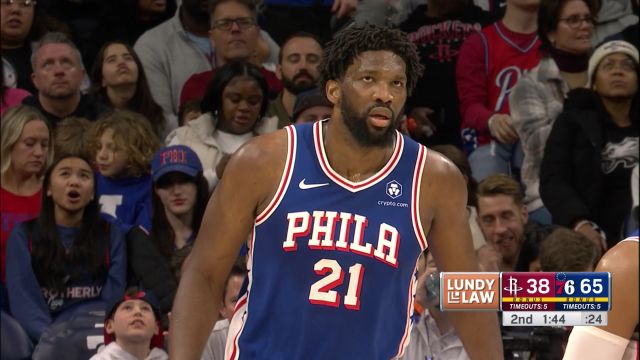 【2024年01月16日 火箭vs76人集锦】火箭115-124费城76人 恩比德复出砍下41+10率队战胜火箭