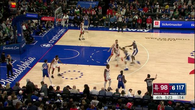 【2024年01月16日 火箭vs76人集锦】天空不是极限 惠特莫尔空接滑翔暴力扣篮美如画