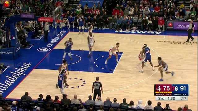 【2024年01月16日 火箭vs76人集锦】76人集锦替换