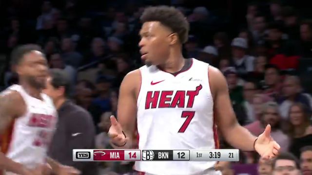 【2024年01月16日】热火vs篮网第1节中文解说录像回放