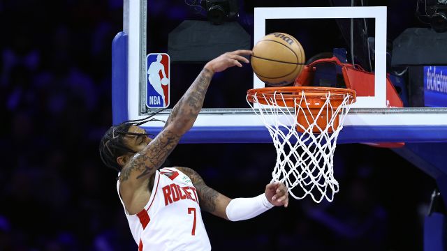 【2024年01月16日 火箭vs76人集锦】火箭vs76人五佳球  惠特莫尔极限空接马克西无视防守肆虐篮筐