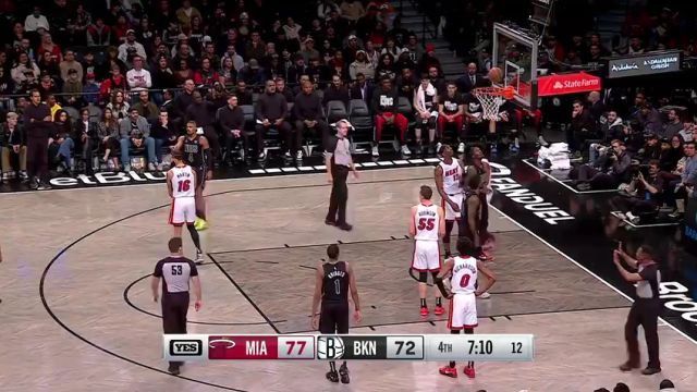 【2024年01月16日】热火vs篮网第4节中文解说录像回放