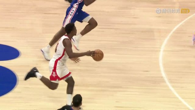 【2024年01月16日 火箭vs76人集锦】白魔起飞！惠特摩尔震撼平筐空接天赋炸裂