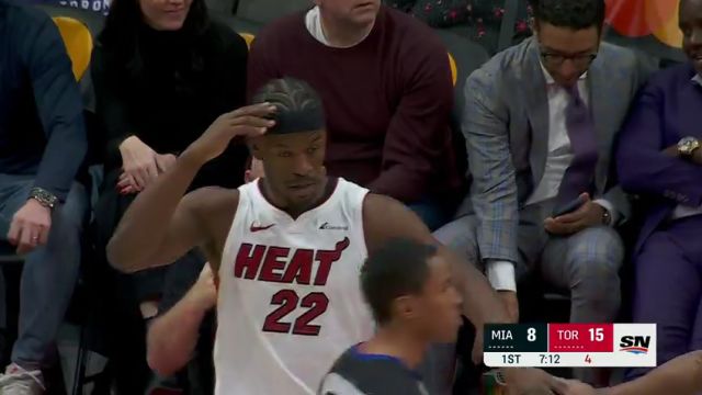 【2024年01月18日】NBA常规赛：热火vs猛龙第1节英文解说录像回放