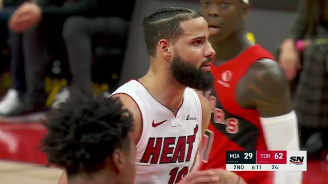 【2024年01月18日】NBA常规赛：热火vs猛龙第2节英文解说录像回放