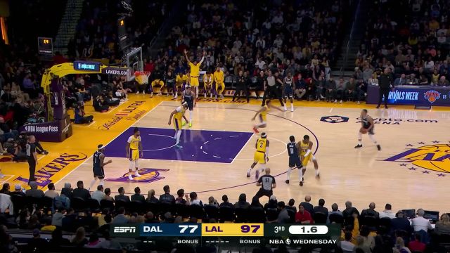 【2024年01月18日 独行侠vs湖人集锦】时间领主模式上线 格威弧顶压哨三分表停球进