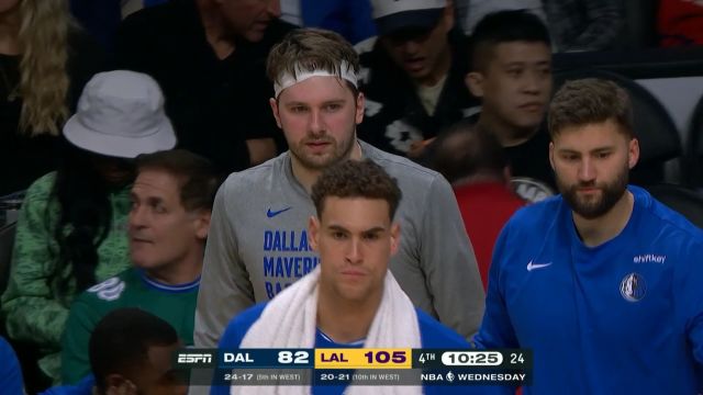 【2024年01月18日 独行侠vs湖人集锦】拉塞尔追身三分手起刀落！BIG胖怒喊：义父！义父！我爹今天真的行