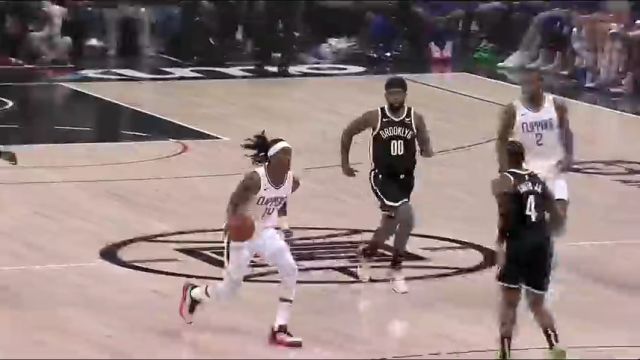 【2024年01月22日】NBA常规赛：篮网vs快船第1节中文解说录像回放