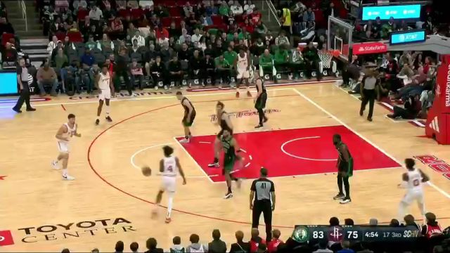 【2024年01月22日】NBA常规赛：凯尔特人vs火箭第3节英文原声录像回放