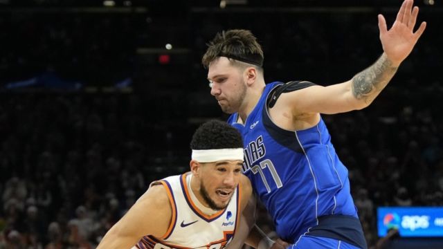 【2024年01月25日 太阳vs独行侠集锦】宿敌对局！太阳三巨头78分7连胜现存最长 布克面对东契奇10胜3负