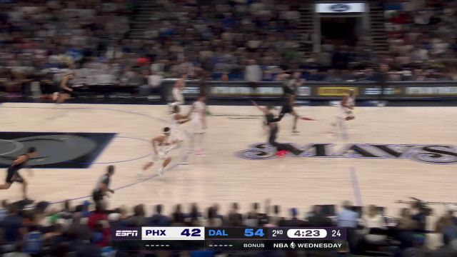 【2024年01月25日 太阳vs独行侠集锦】笑纳失误大礼 奥科吉接队友超远制导反击之中飞身扣篮