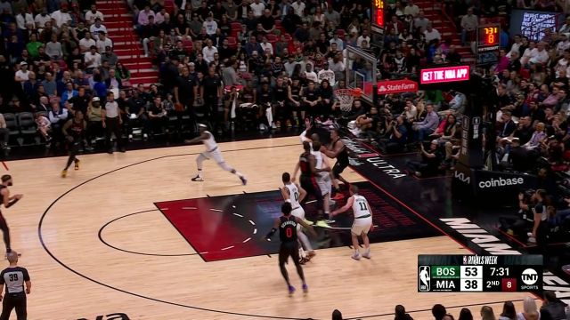 【2024年01月26日 凯尔特人vs热火集锦】强队底蕴！热火全军用命强势上分 里突外投连拿5分