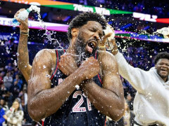 恩比德单场70分 赛后发推：”科比！！！70分“