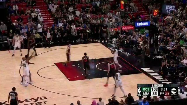 【2024年01月26日】NBA常规赛：凯尔特人vs热火第3节英文原声录像回放