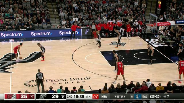 【2024年01月27日 开拓者vs马刺集锦】奥斯曼大帽扇飞西蒙斯 自己推反击连线文班亚马空接暴扣